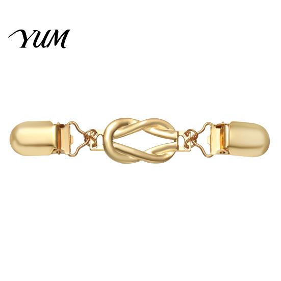 Clothing Embellishment Accessories Retro Knotted Sweater Clip for Women, Cardigan Dress Waist Cincher Clip, Cloak Shawl Pant Tightener Clothes