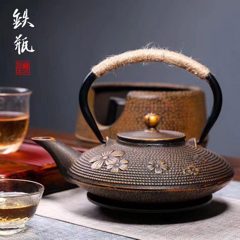 SCAONORCH японский железный чайник с заварником из нержавеющей стали чугунный чайник для кипячения воды улун 900 мл