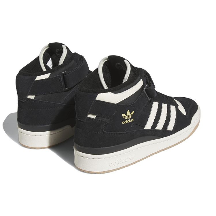 adidas Forum Mid Black Cream Gum Кроссовки унисекс Core-Black Cream-White FZ6252