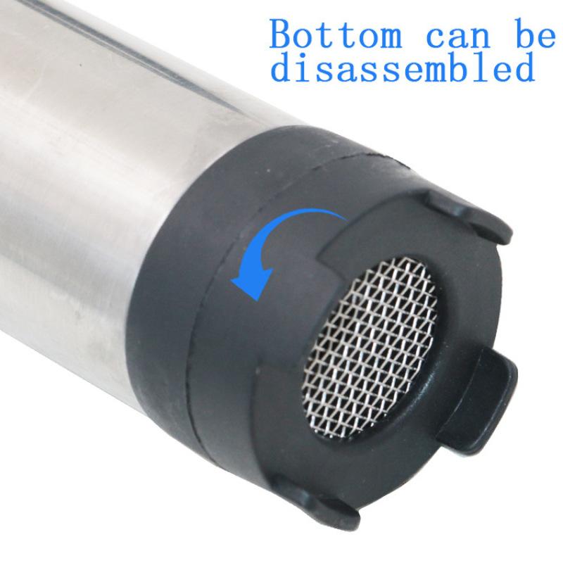 Электрический погружной насос постоянного тока 12 В/24 В, насос для перекачки топлива, корпус из нержавеющей стали, 33 л/мин для перекачки