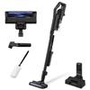 Iris Ohyama Cordless Rechargeable Cyclone Stick Vacuum Cleaner with Electrostatic Mop, Lightweight, Popular, SCD-R2P-B Black