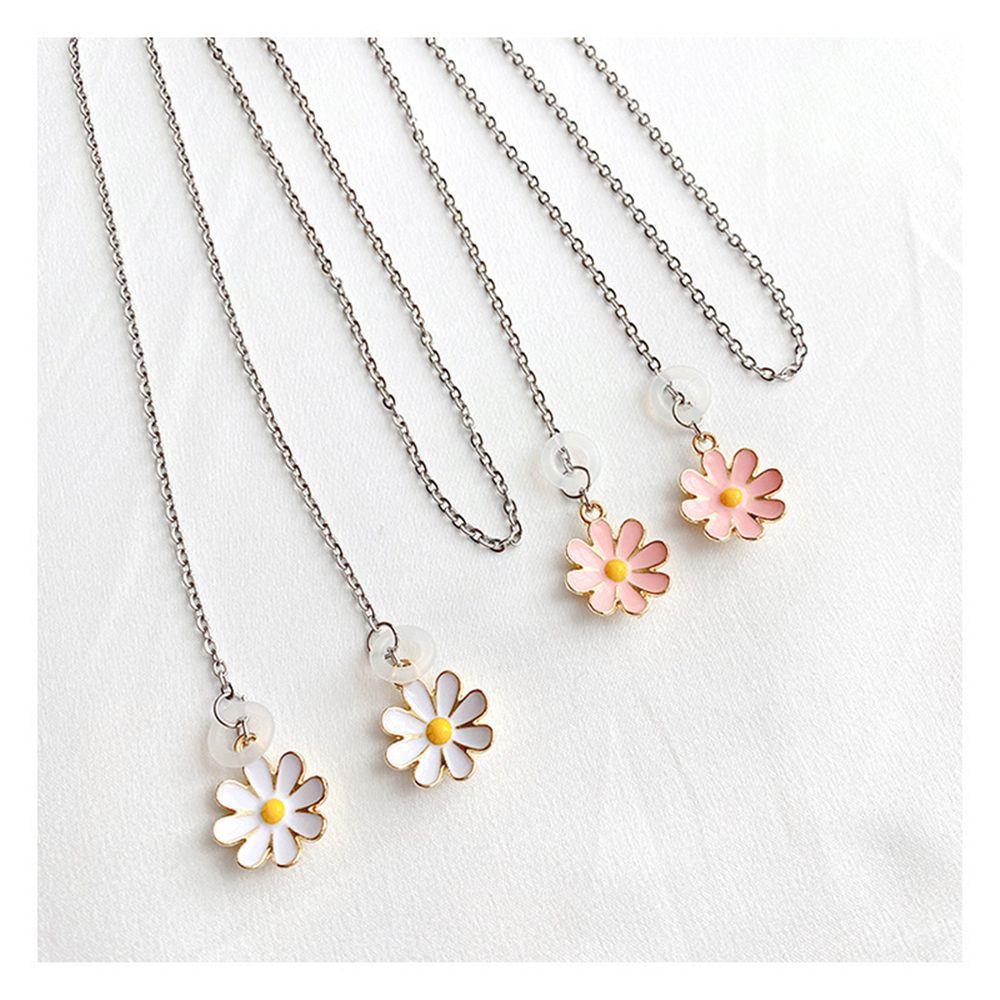 Модные металлические ромашки наушники цепи наушники анти-потеряшка цепочка беспроводное ожерелье