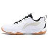 Li Ning CS6 Синтетическая кожа Нескользящие Устойчивые к истиранию Дышащие Низкие Бадминтонные кроссовки Унисекс Белый AYTS055-1