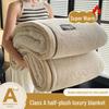 Luxury Plush Cotton Velvet Coral Blanket