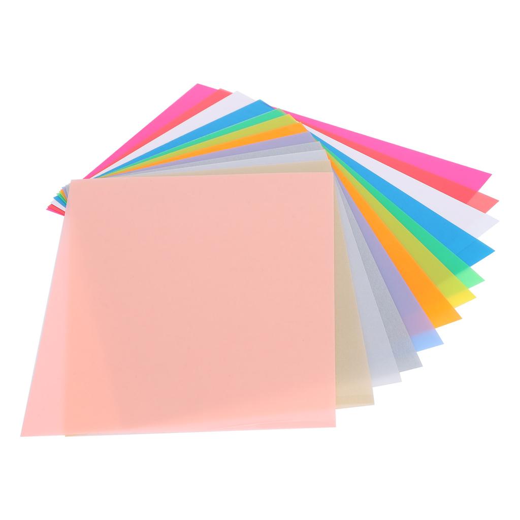 12Pcs Heat Shrink Film Sheets Colorful DIY Keychain HandMade Accessories 14.5x20cm