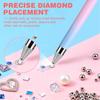 Инструмент для захвата страз DIY Маникюр Декорация для росписи стразами Точечная насадка Многоразовая восковая ручка Вращающиеся инструменты для захвата страз