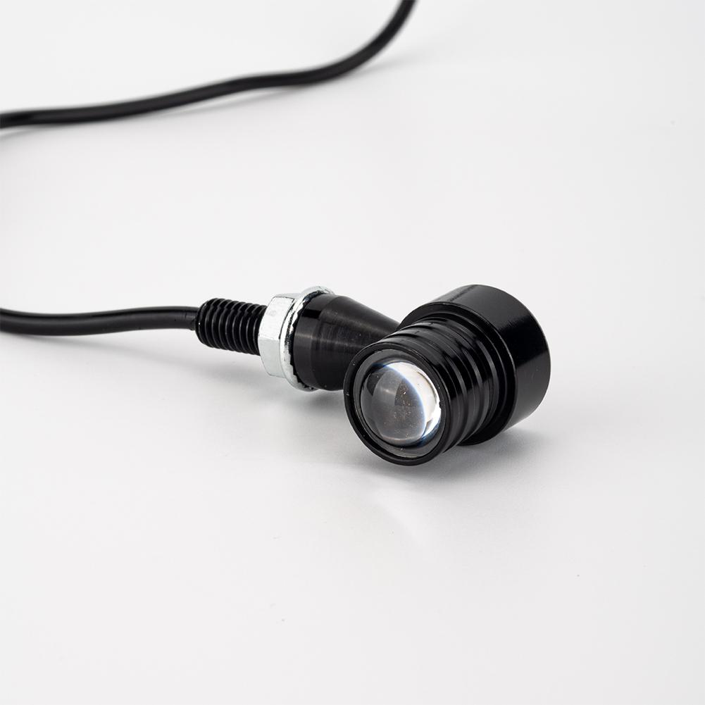 Мотоциклетные указатели поворота, плавные указатели поворота, 1 светодиод, предупреждающие индикаторы, мигающий желтый свет для скутера