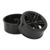 4pcs RC Wheels Rims Diameter 63mm Lightweight Plastic Wheels Rims for 1/10 High Speed RC Car
