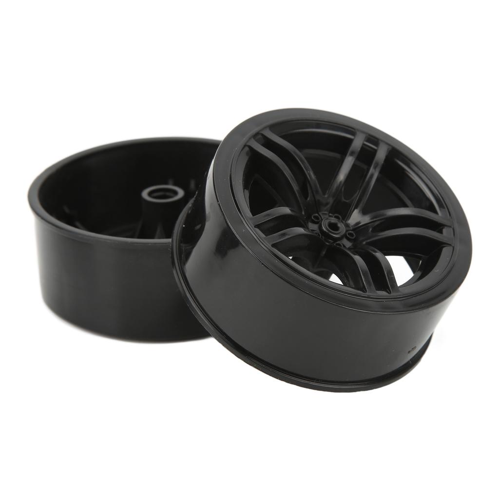 4pcs RC Wheels Rims Diameter 63mm Lightweight Plastic Wheels Rims for 1/10 High Speed RC Car