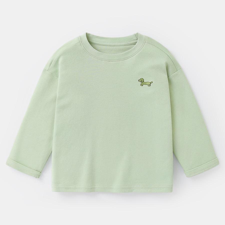 Футболка для мальчиков из антибактериального хлопка с длинными рукавами в полоску