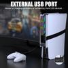 Game Console Cooling Fan with RGB Lighting Low Noise Adjustable USB External Fan Cooler for PS5 Pro/for PS5 Slim