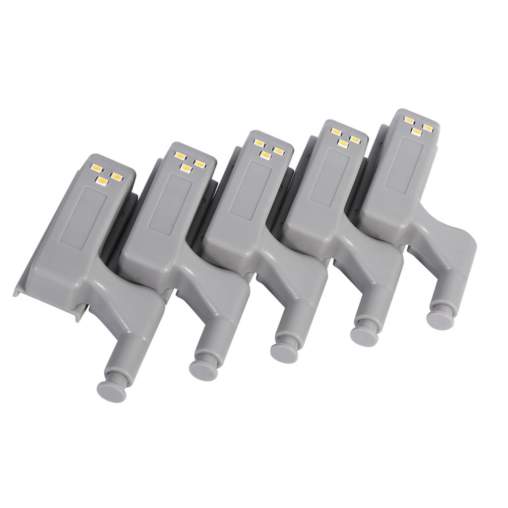 10 шт. светодиодный светильник для шкафа, шкафа, шкафа, кухонного шкафа, для дома и кухни (Теплый белый)