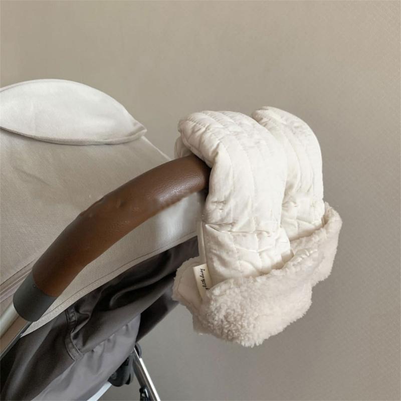 Мягкие детские муфты для рук на коляску, утепленные, для рук на прогулочную коляску, ветрозащитные, муфта для рук на коляску, теплые перчатки для зимнего сезона