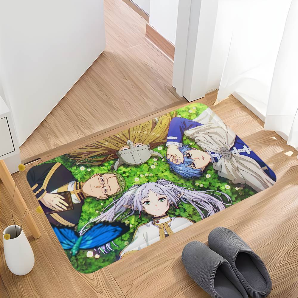 Аниме Фрирен Коврик для входной двери Скандинавский стиль Спальня Гостиная Придверный коврик Дом Балкон Противоскользящий Современный домашний декор