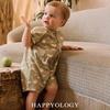Happyology Летний хлопковый боди с коротким рукавом для младенцев