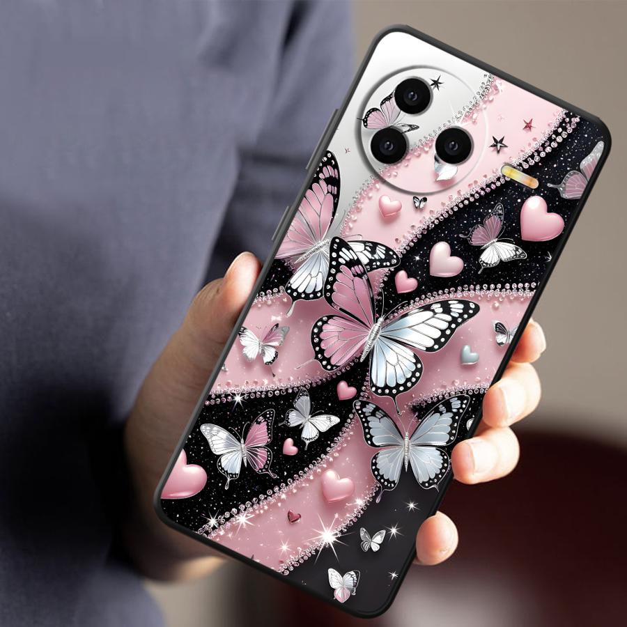 Creative Cartoon Butterfly Case for Xiaomi Redmi 12C A5 A3 A4 10 13C 9 K40 K80 Pro A1 A2 Plus 14C Funda Phone Cover