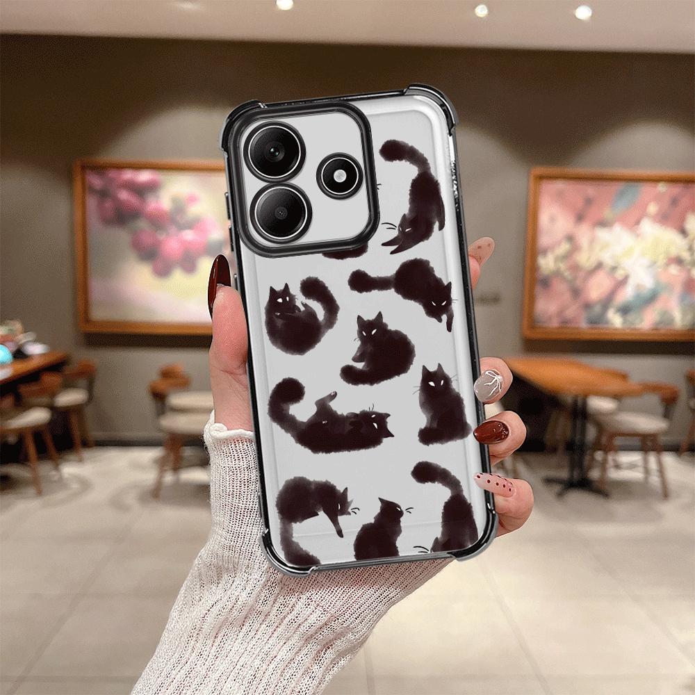Чехол для Redmi Note 14 Pro Plus K80 9 Pro 11s 13C 10 Lite 11 Note 13 A3 A5 12 Чехол для телефона Мультяшный Китти