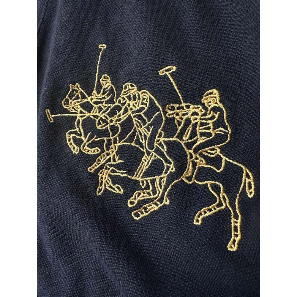 Футболка поло с длинным рукавом из чистого хлопка, повседневный классический стиль, весна-осень, новинка