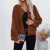 Autumn and Winter Knitted Sweaters Loose Single Breasted Knitted Cardigan Sweater for Women