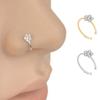 Human Puncture Jewelry Plum Blossom Vacuum Plating Does Not Fade Nasal Ring Nasal Nail Style Punk