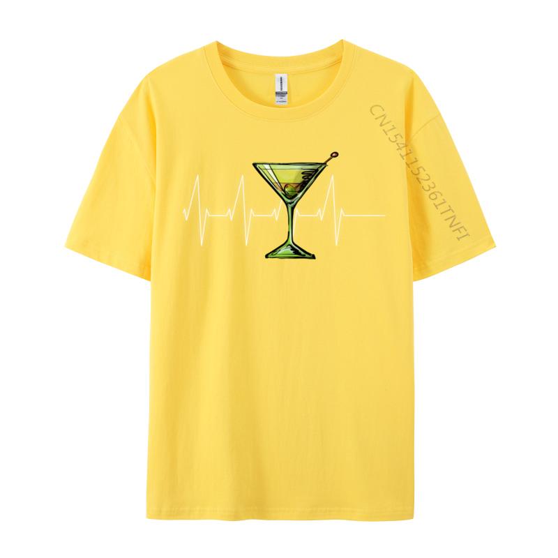 Dirty Martini Heartbeat Comics Family Top T-Shirts Summer Tops T Shirt For Men Graphic Pure Cotton Print T Shirts Drop Shipping