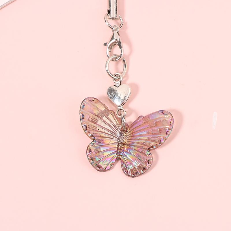 Подвеска-бабочка со звездой и крестом, ремешок для телефона для девочек, минималистичный декор для сотового телефона Y2K