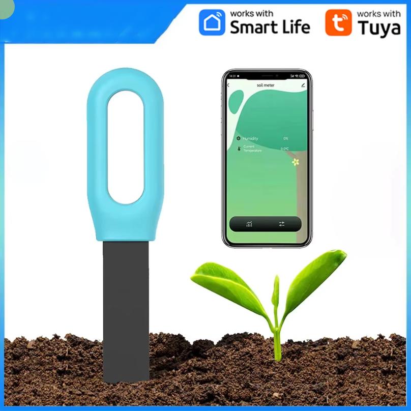 Tuya Smart Bluetooth тестер почвы измеритель температуры и влажности термогигрометр садовый автоматический детектор орошения