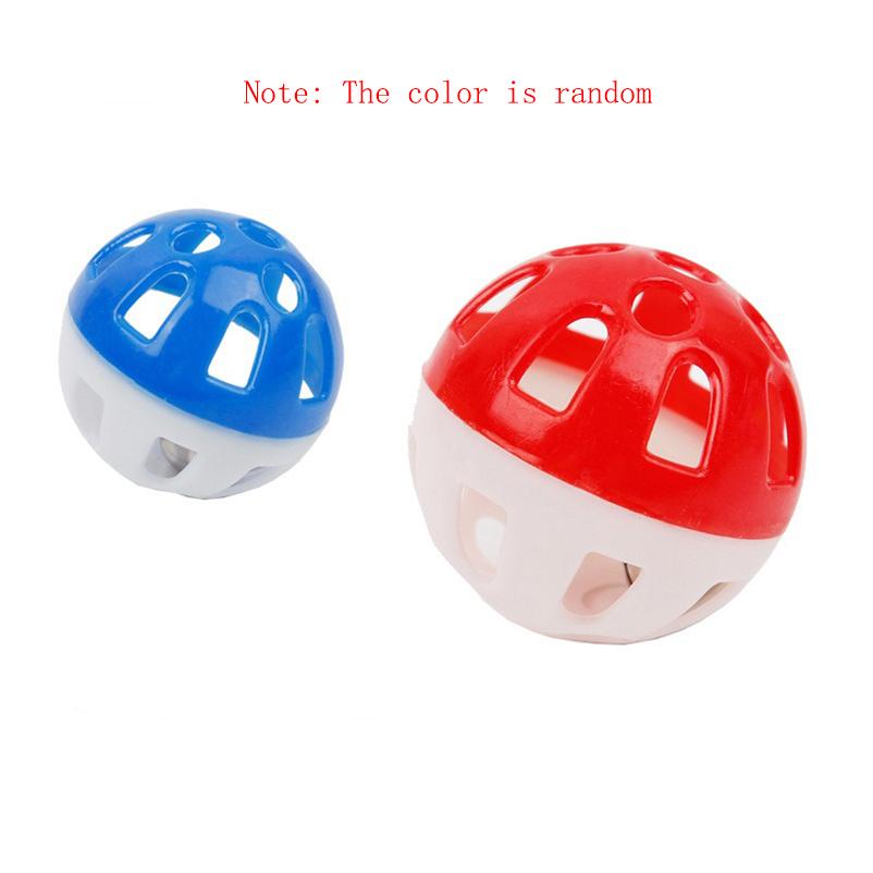 Горячая игрушка для кошек, колокольчик, мяч, цветной пластик, выдолбленный звук кошки, интерактивная игрушка, товары для животных