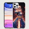 Чехол для телефона Fate Zero Stay Night Saber для iPhone 17 Air 16 15 Plus 11 14 Pro Max 13 Mini 12 7 8 + SE Рисунок Арт Индивидуальный Чехол