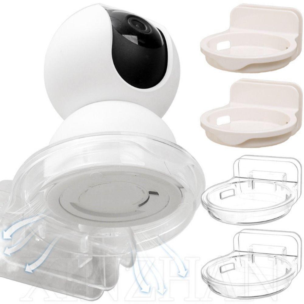 White Clear Camera Bracket Punch-Free Router Holder Set-Top Box Bracket for Home Universal