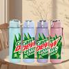 1 шт. Лимонад Mountain Dew Логотип 750 мл Цветная Пластиковая Спортивная Бутылка для Воды Герметичная Крышка с Откидной Соломкой Подходит для Спорта, Офиса, Домашнего Использования