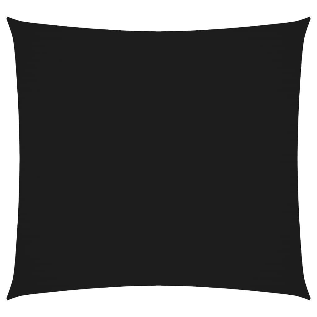 vidaXL Sonnensegel Oxford-Gewebe Quadratisch 5x5 m Schwarz