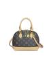 High-End Vintage Monogram Shell Crossbody: 2025 Influencer Chic Colorblock Handbag