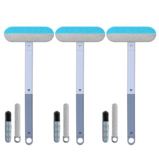 Pet Lint Remover 4 In 1 Fabric-Safe Dog Hair Remover Brush Carpet Scraper Washable Lint Cleaner Gentle On Furniture for Dog Cat Hair