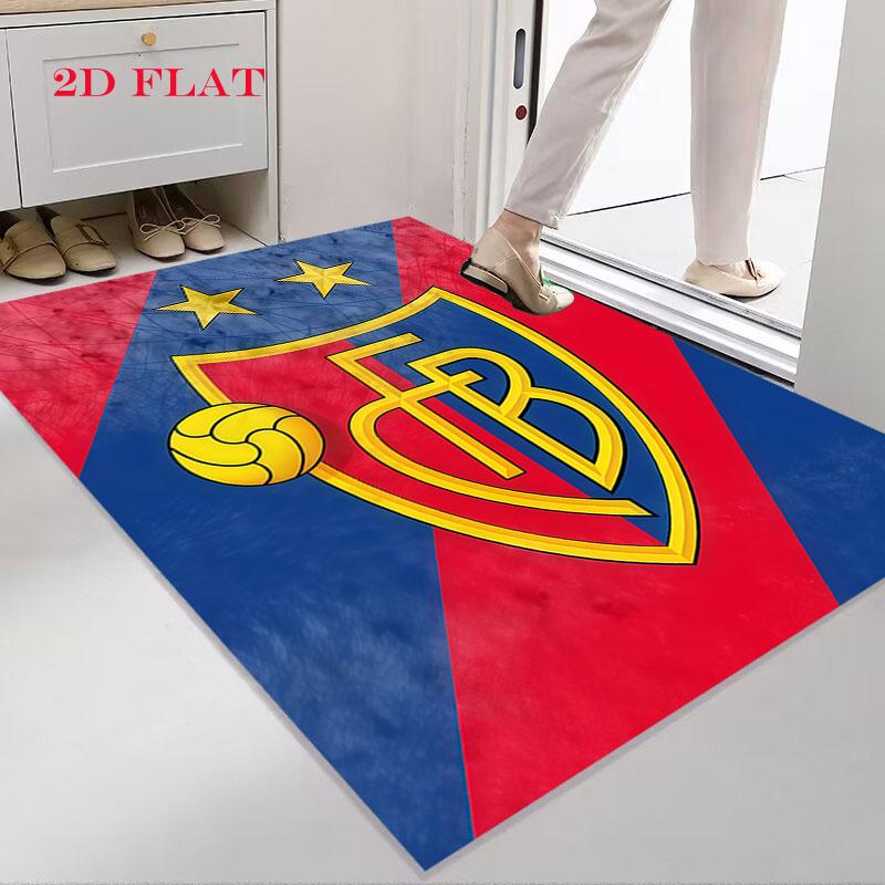 FC Basel 1893 Carpet Rug for Living Room Bedroom Home Sofa Decoration,Kids play Nonslip Floor Mat