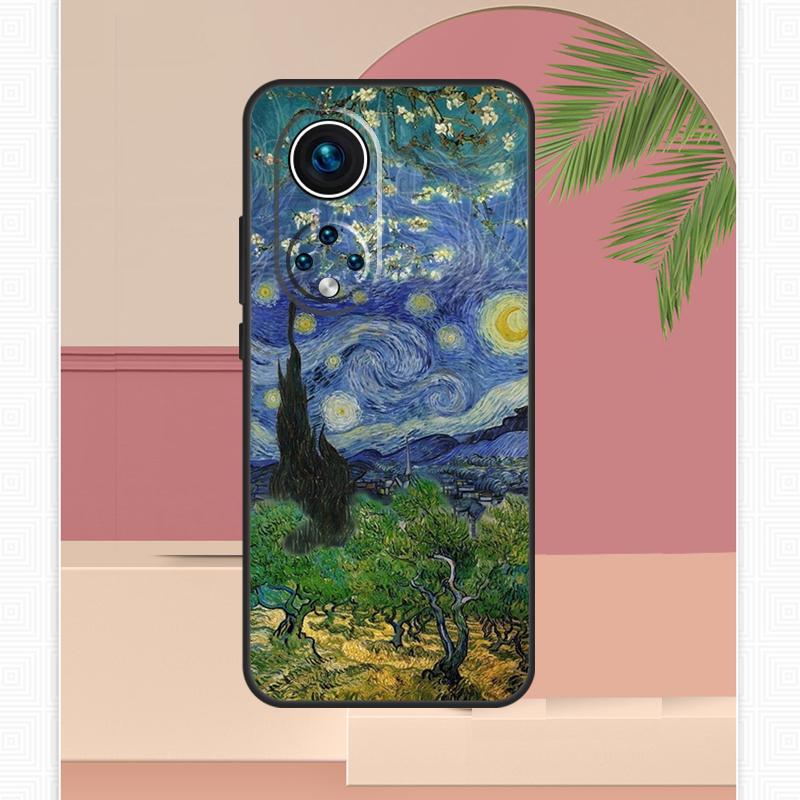 Oil Painting Van Gogh Case For Honor Magic 8 Pro 7 6 5 Lite Honor 200 400 X9c X9b X9a X8b X8a X8c 50 70 90 Cover
