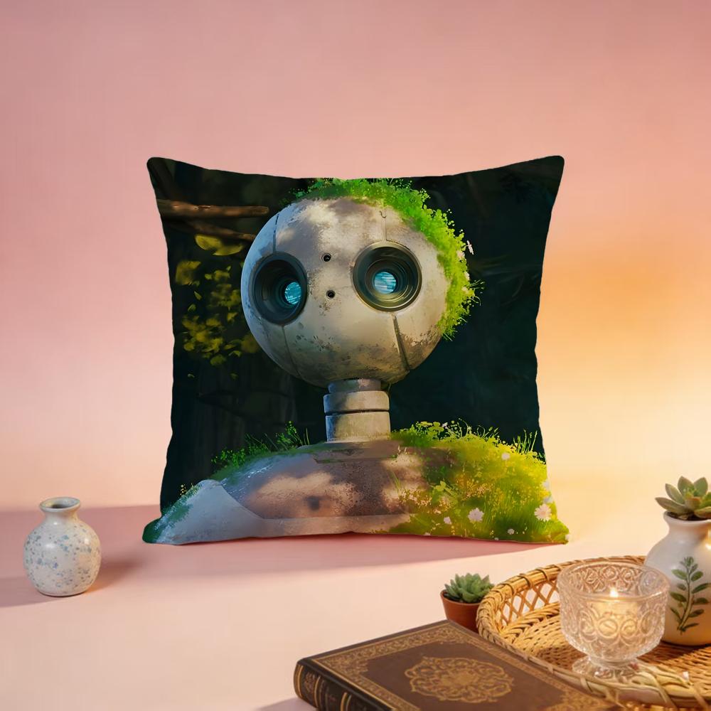 Trending TThe Wild Roboted Cushion Cover Premium SkinFriendly Pillow Case MultiPurpose for Home Office Travel