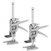 KOOPRO Tool Jack Stand All Metal Set of 2 with Pad Load Capacity 200kg Multifunctional Height Adjuster with Ruler Hand Lifting Equipment Mini Jack Up