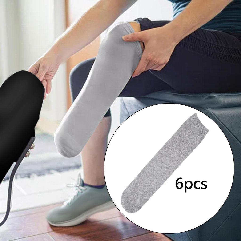 6 упаковок носков для ампутантов для защиты культи, хлопковый материал, комфорт