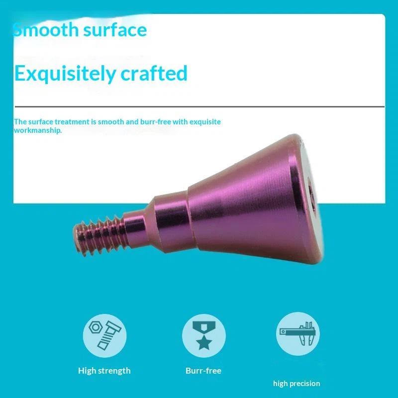 Dental Healing Abutment High Strength Grade 5 Titanium 1Pcs Medical Consumable Compatible with Straumann Dental Implant Systems