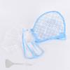1Set Hair Highlighting Frosting Cap Hair Dye Cap Disposable Highlight Dyed Hat With Plastic Hook Hairdressing Coloring Tools