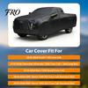Waterproof Car Cover for Automobiles, All Weather UV Protection Outdoor Full Exterior Cover, Rain Sun Snow Protector with Door Zipper, 242x81x77 inch,