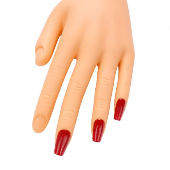 Маникюрная практика, ручная модель, гибкая, реалистичная, для тренировки ногтей, ручная модель, инструменты для дизайна ногтей, принадлежности для салона