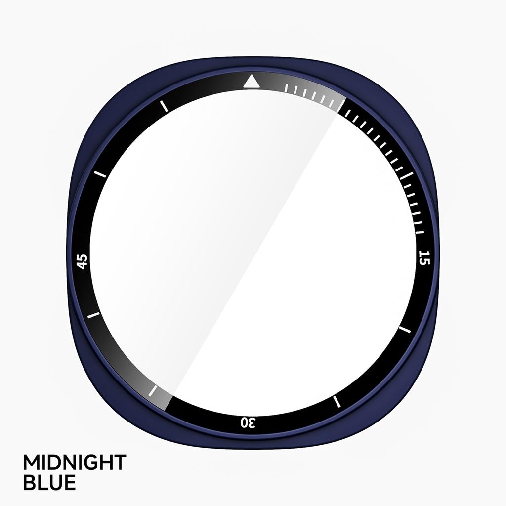 Закаленное стекло+ чехол из ПК для Samsung Galaxy Watch 8 44мм Полностью закрывающий защитный бампер для Galaxy Watch 8 40мм Аксессуары