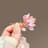 Alloy Magnolia Flower Brooch Jewelry Gifts Elegant Fashion Pin Flowers Badge Clothing Bags Accessories Sweater Brooch