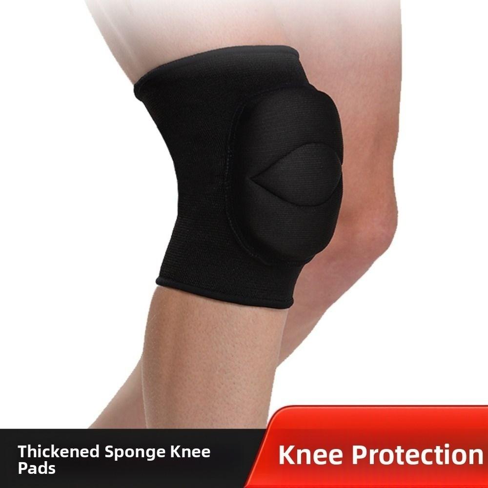 1 Pair Anti Collision Dance Knee Pads Yoga Elastic Knee Pads Sponge Sports Knee Pads  Outdoor Sports