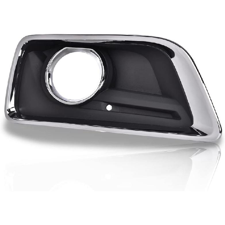 PIT66 Fog Lights Frame Trim Assembly Compatible with Chevy Malibu Eco 2013-2014/ Malibu 2013-2015/ Malibu Limited 2016, Left & Right Side Black 1