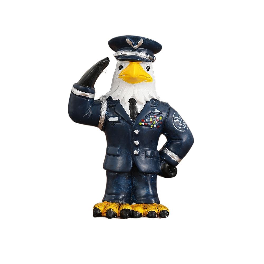 Cute Eagle Ornament Art Miniatures Figurine Crafts Eagle Statue Entrance