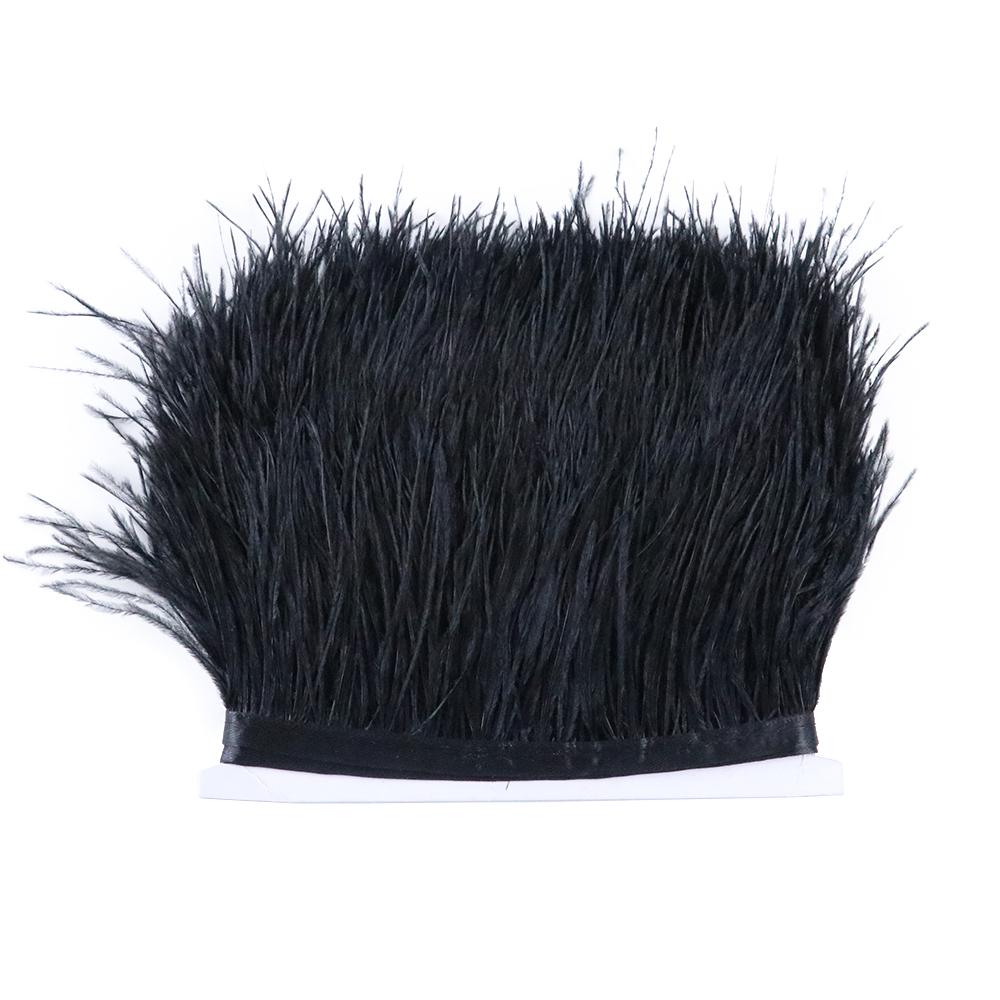 Перо1Метр Натуральная Страусиная Перовая Отделка 8-10см Свадебное Вечернее Платье DIY Швейные Аксессуары Обработка Ювелирных Изделий Лента Plumas Поделки