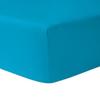 Fitted Sheet 180 X 200 Cm - Turquoise 100% Cotton 57 Threads/cm